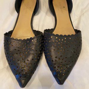 Used Condition Kate Spade Size 7.5 Black Flats